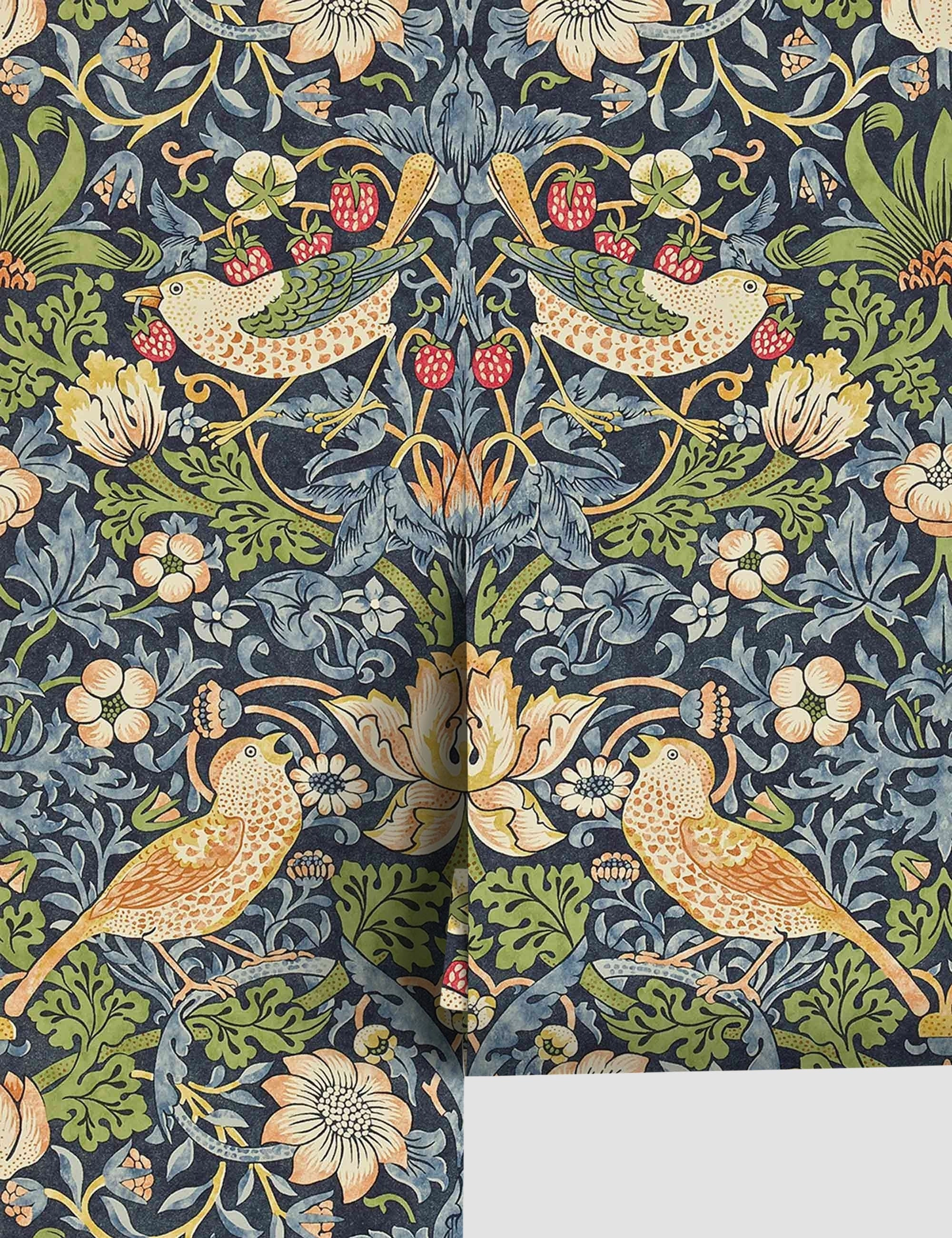 Strawberry Thief Wallpaper by Morris & Co. 