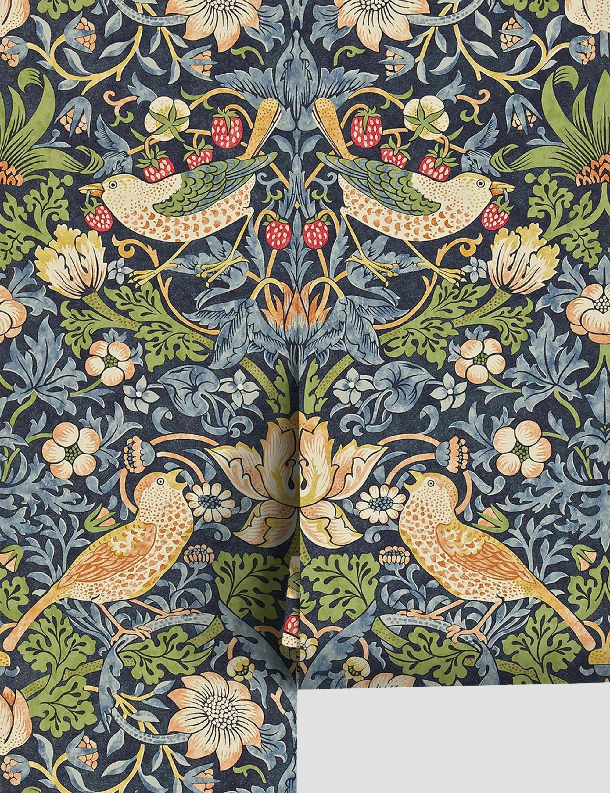 Strawberry Thief Wallpaper by Morris & Co. 