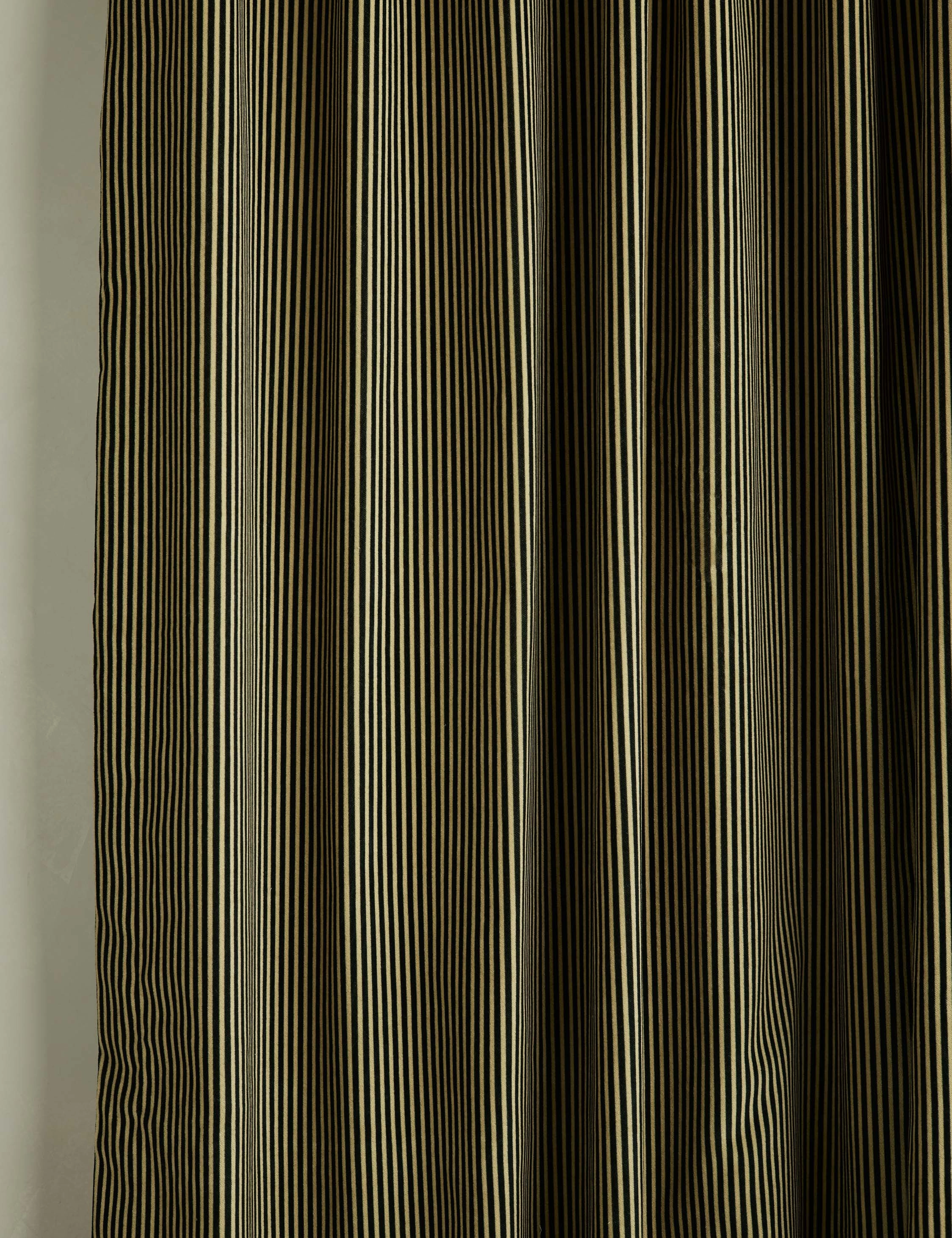 Striped Velvet Curtain Panel by Sarah Sherman Samuel