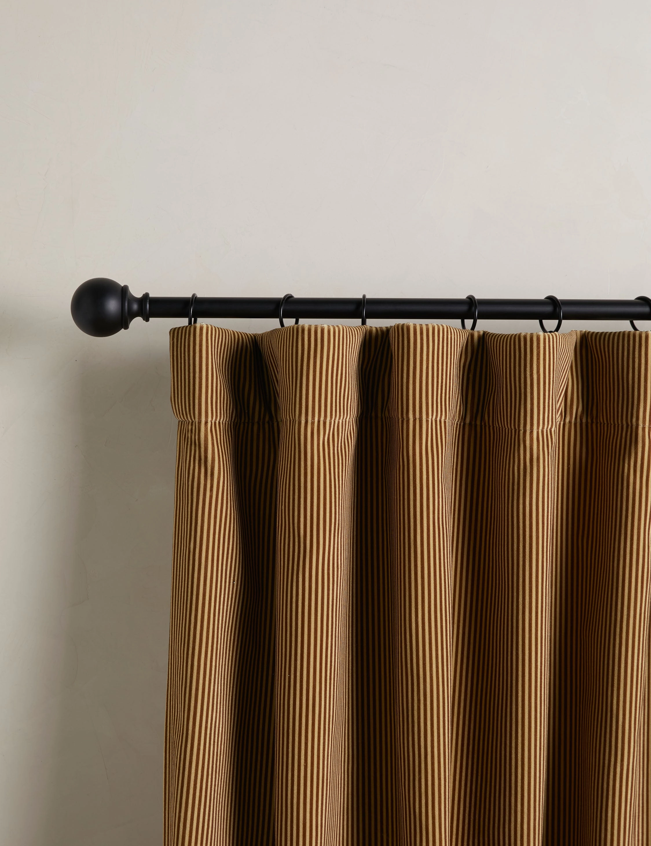 Striped Velvet Curtain Panel by Sarah Sherman Samuel