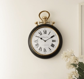 Sullivan - the Gold and Black wall clock 
