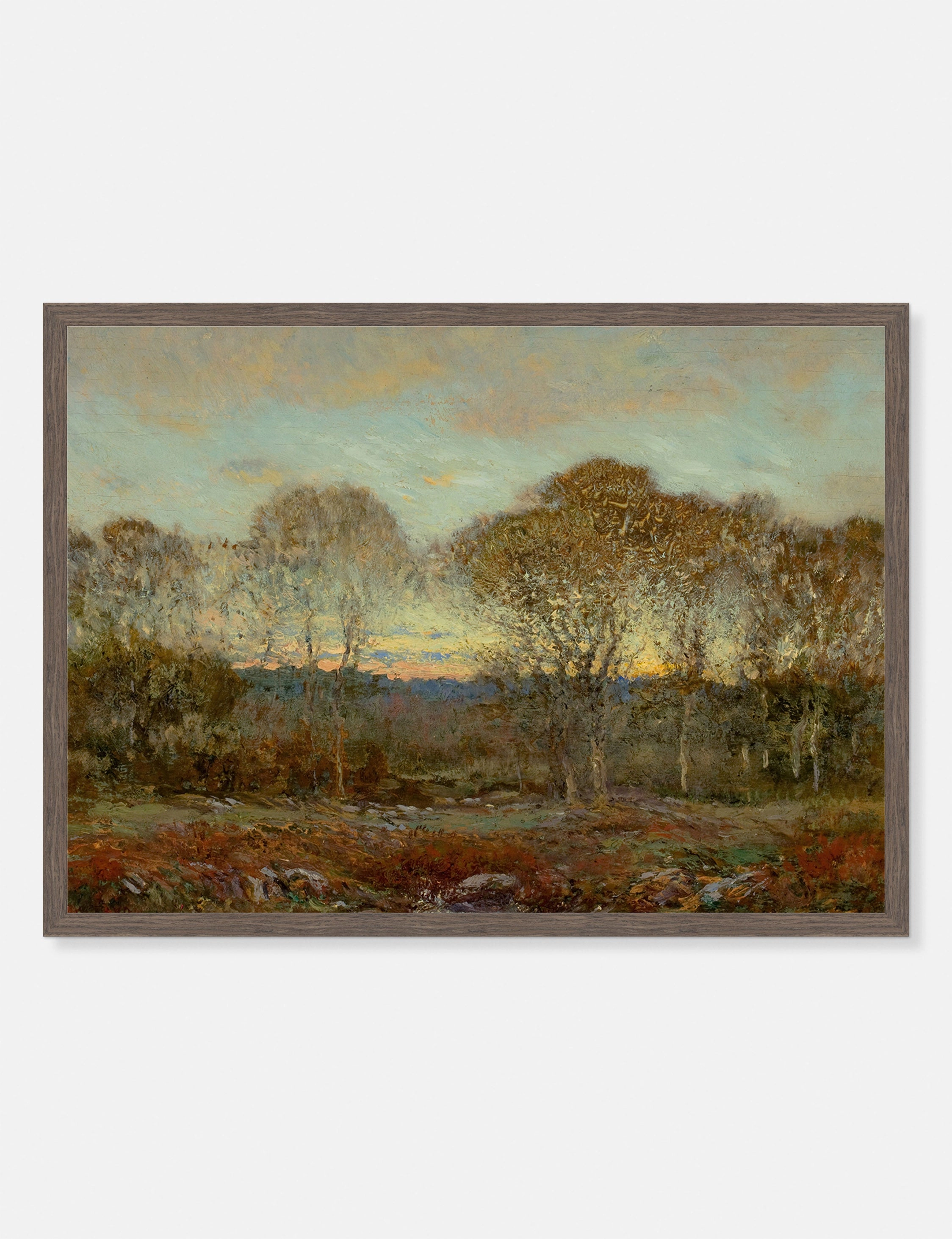 Sunset Print by Dwight William Tryon