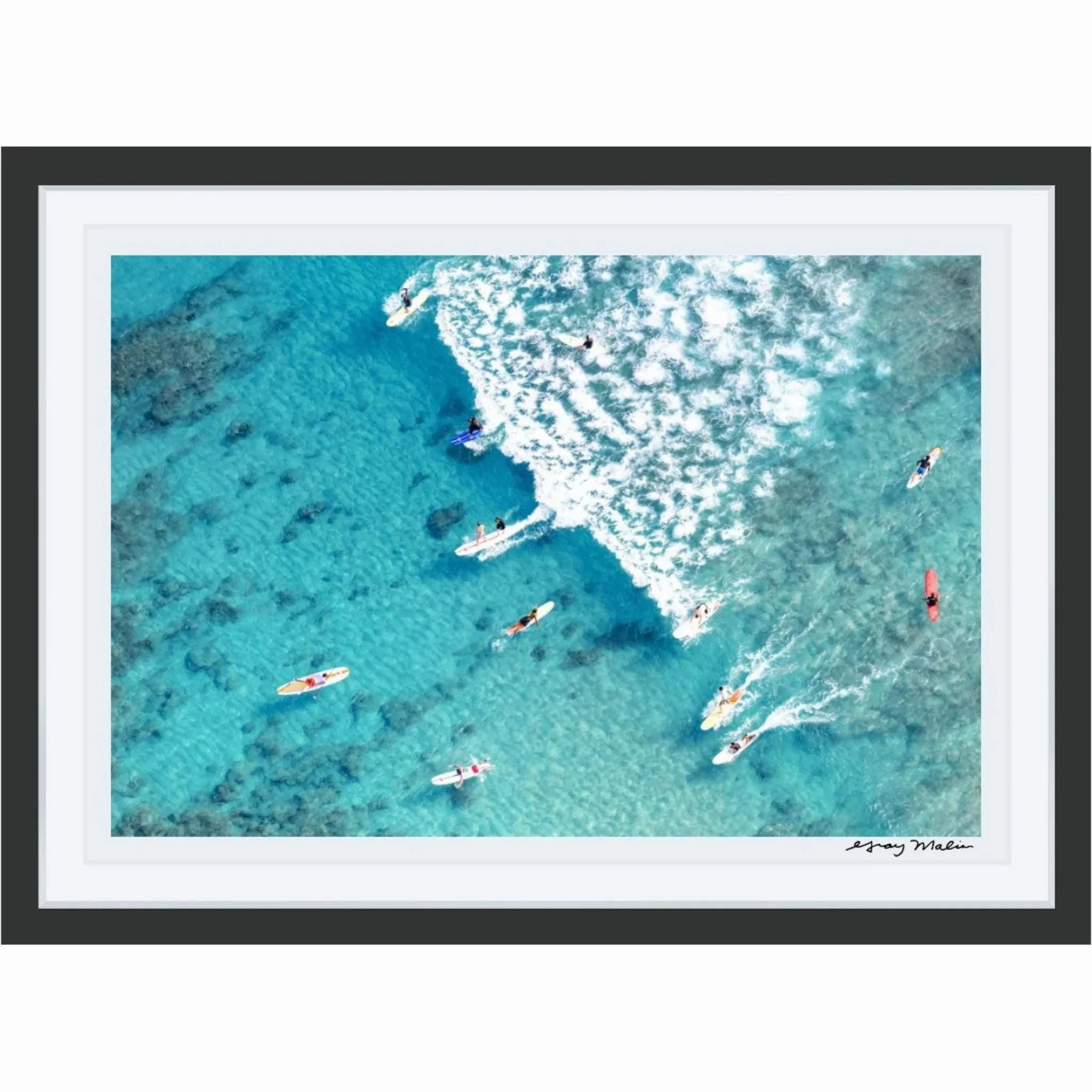 Surfing Waikiki Print by Gray Malin
