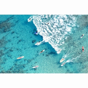 Surfing Waikiki Print by Gray Malin 