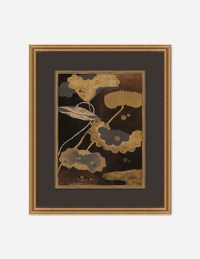 Sutra Box with Lotus Pond 1 Wall Art 