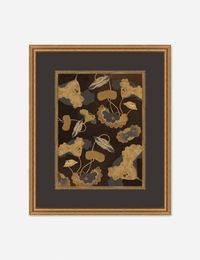 Sutra Box with Lotus Pond 2 Wall Art 