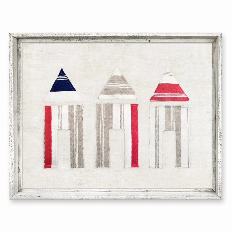 Sweet Gumball Cabanas Framed Art