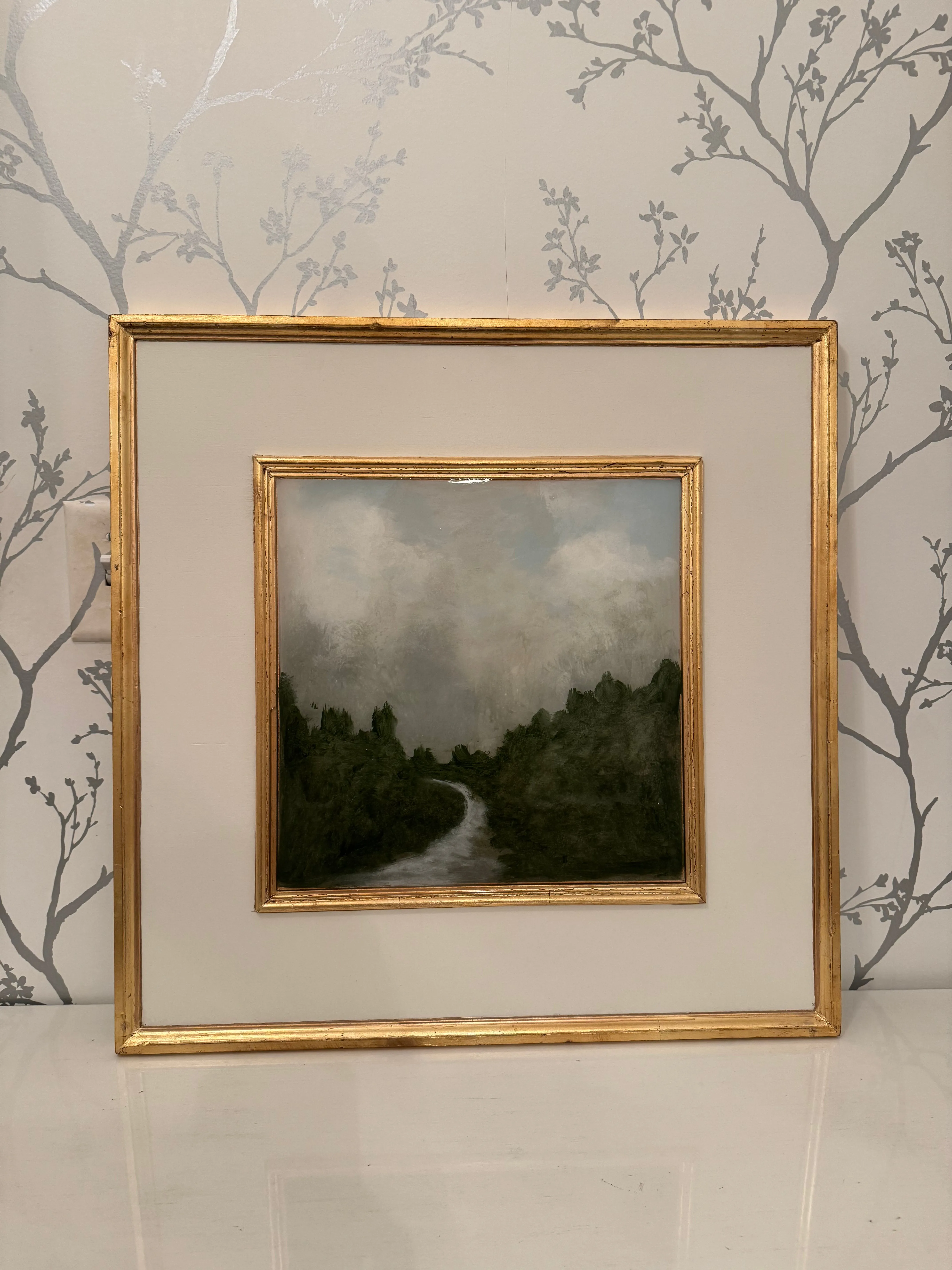 Tapestry in Acrylic Landscape Painting