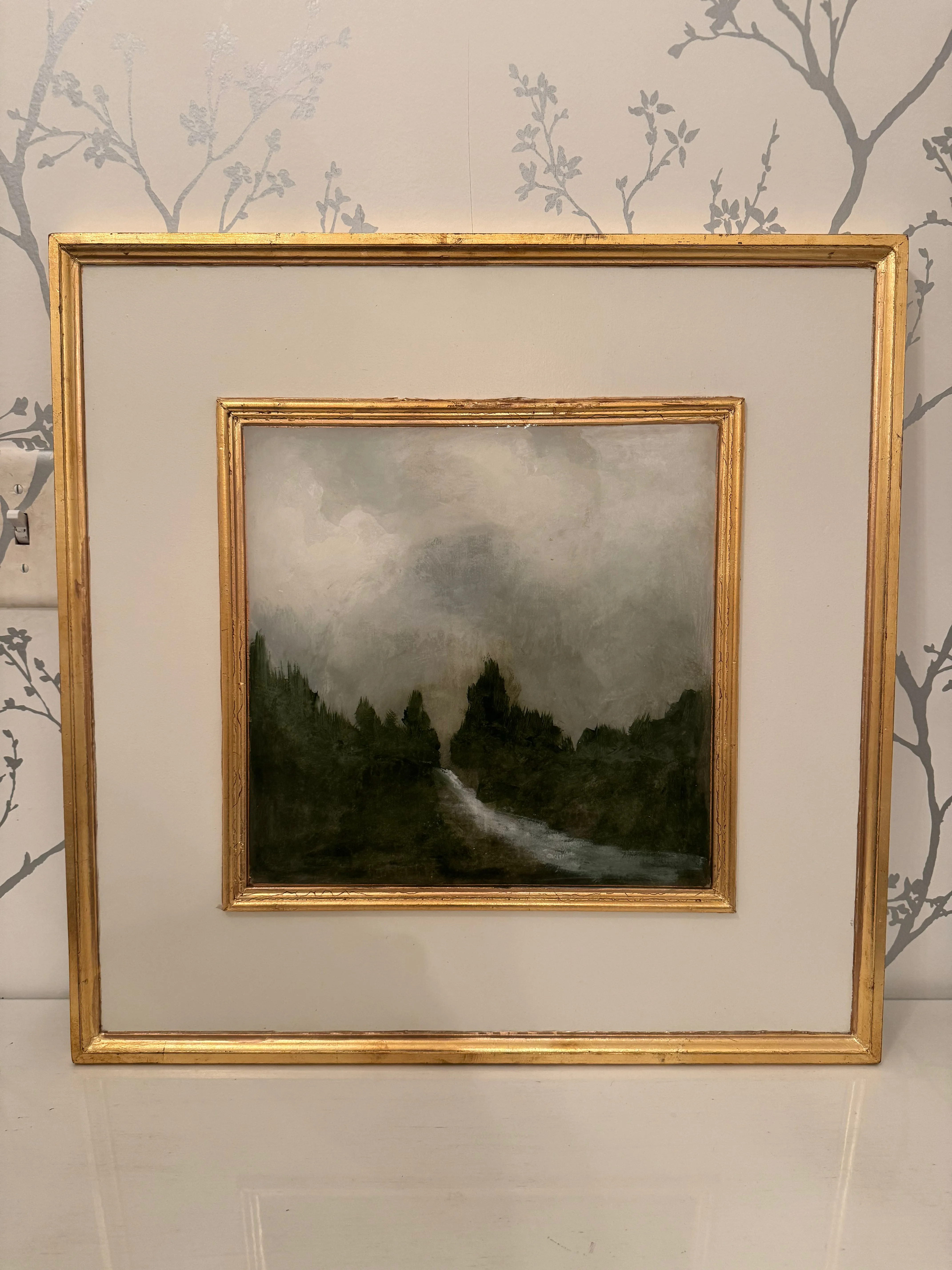 Tapestry in Acrylic Landscape Painting