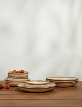 Tara Melamine Dinnerware (12-Piece Set) -  - 