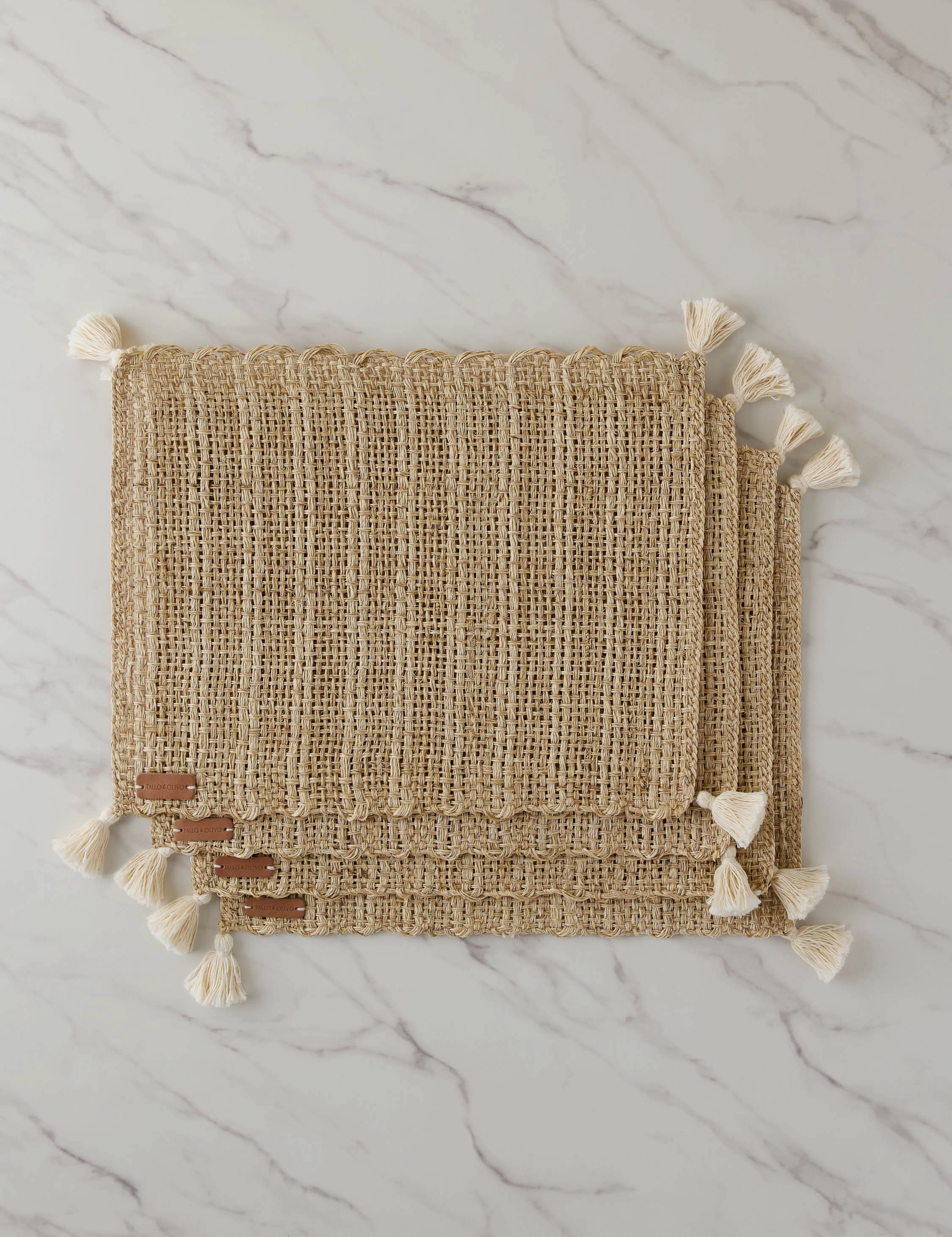 Tassel Placemats (Set of 4) by Tallo de Olivo