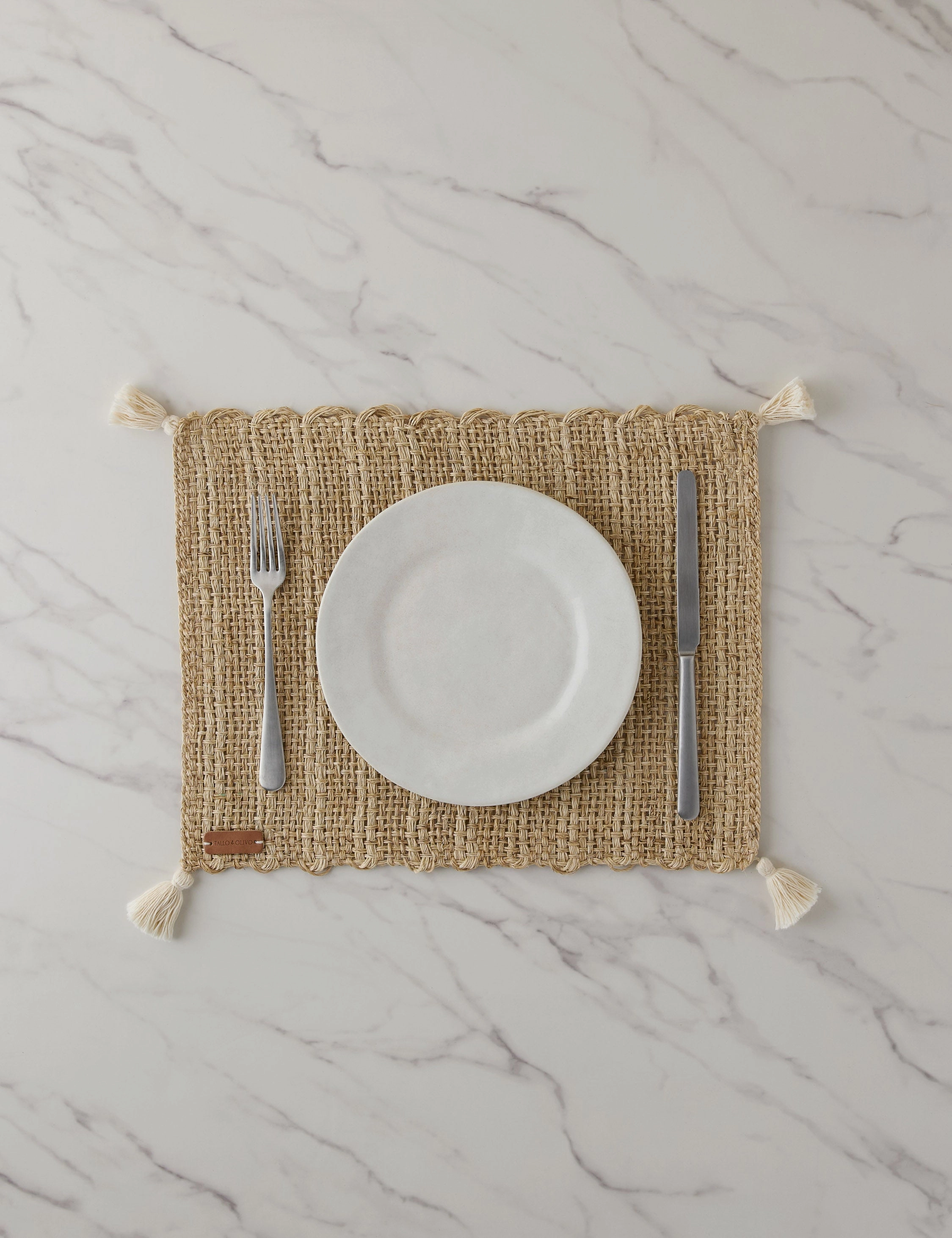 Tassel Placemats (Set of 4) by Tallo de Olivo 