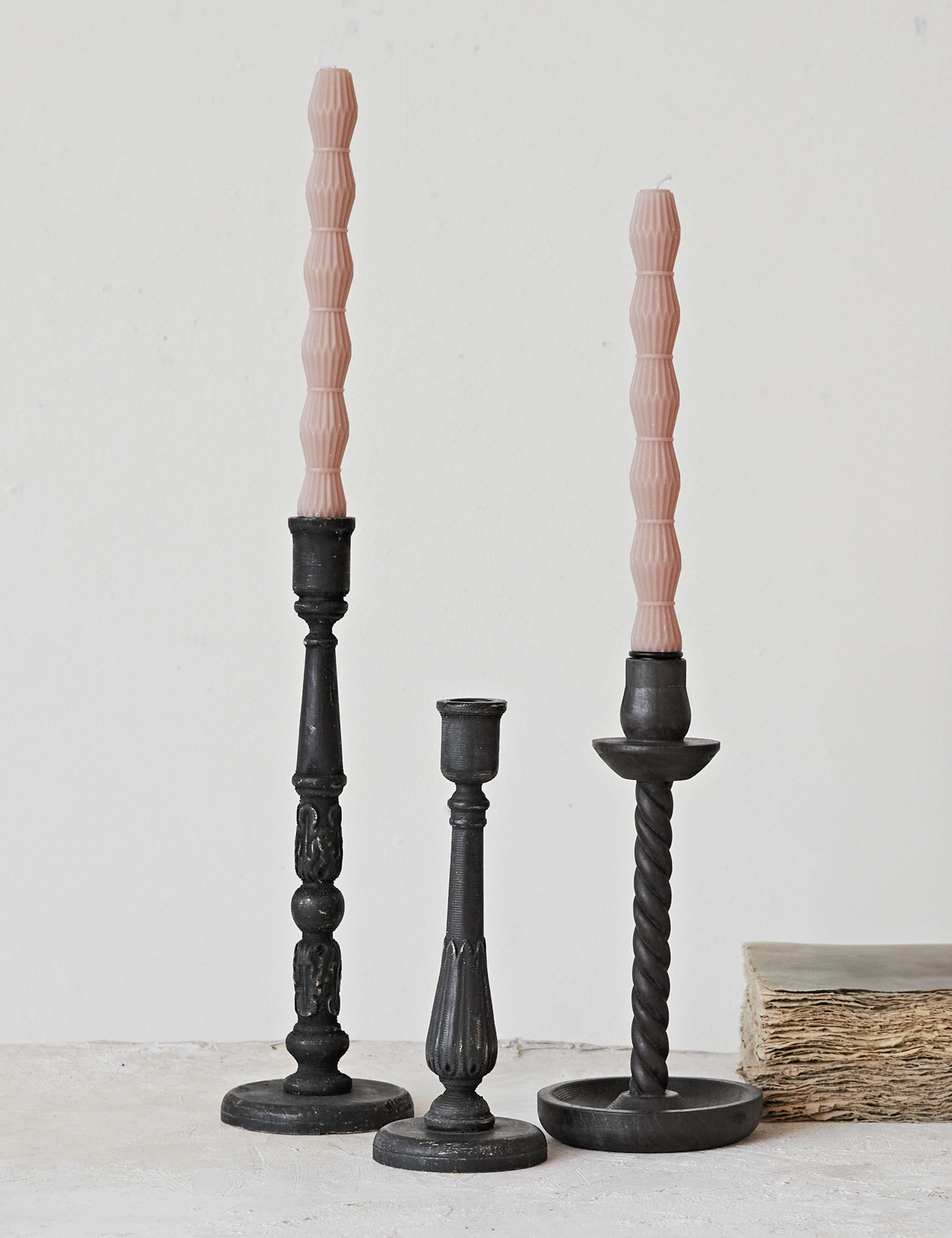 Tenebre Taper Holders (Set of 3) 