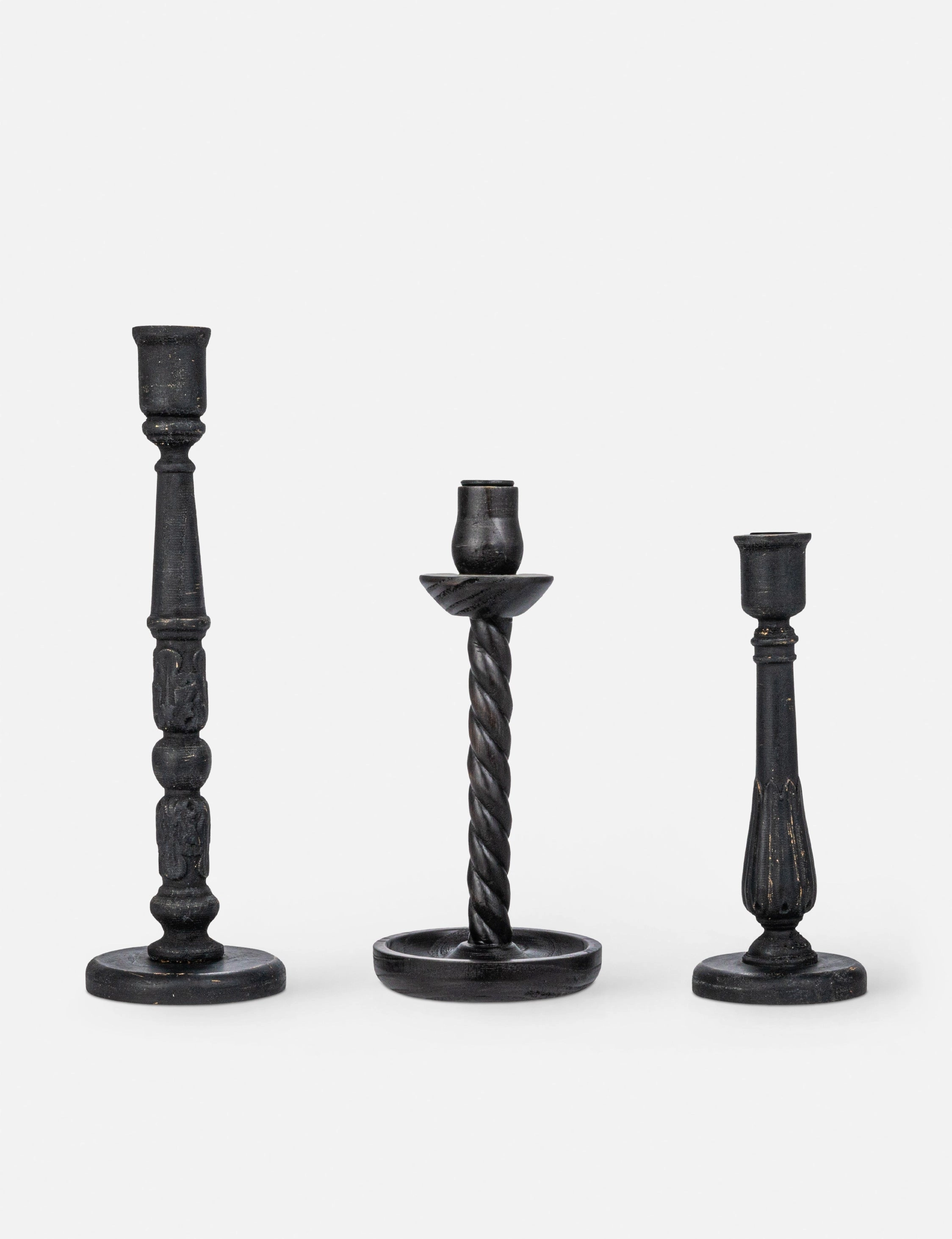Tenebre Taper Holders (Set of 3)