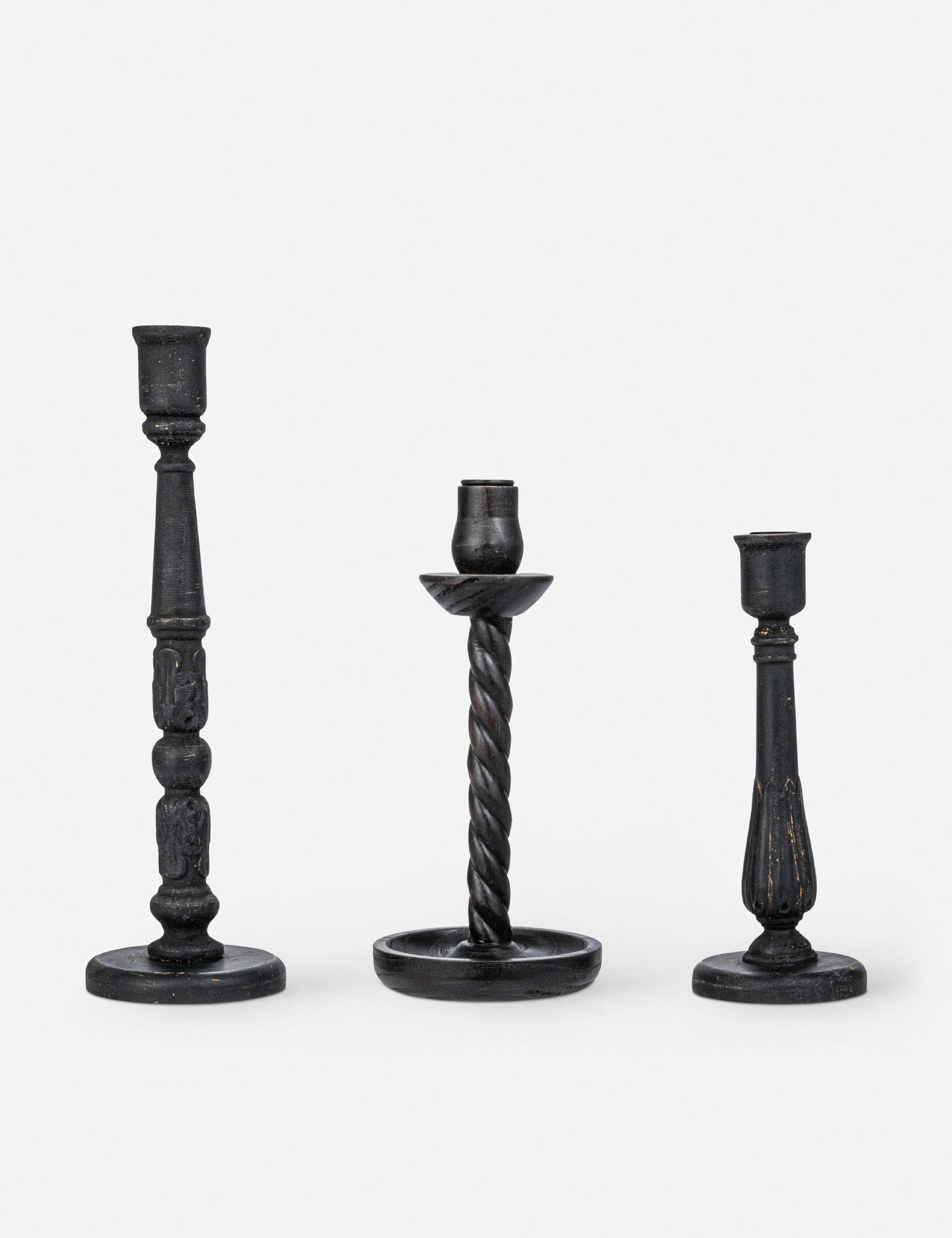 Tenebre Taper Holders (Set of 3)