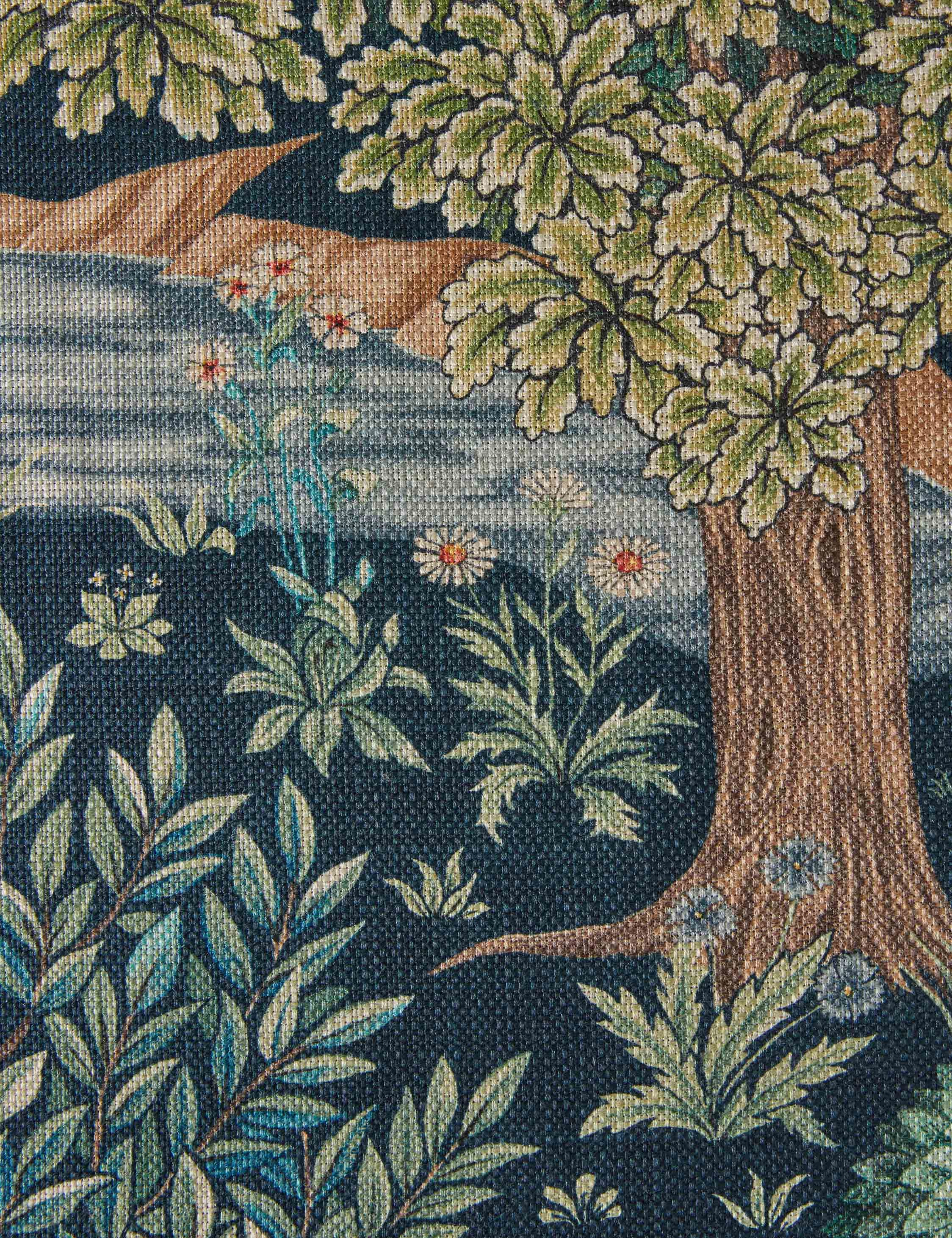 The Brook Tapestry Viscose Fabric by Morris & Co.