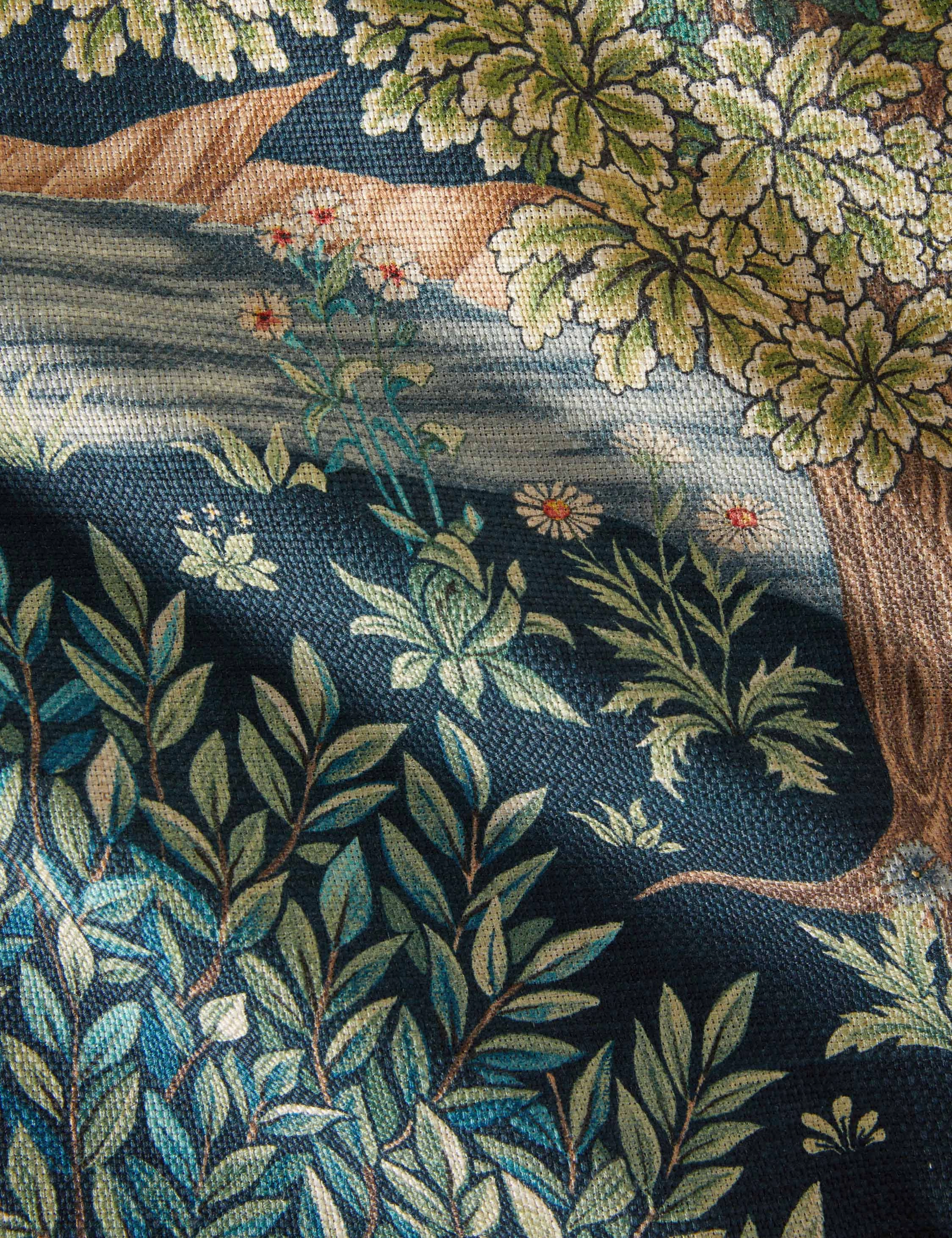The Brook Tapestry Viscose Fabric by Morris & Co.