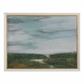 The Path Of The Water Framed Print 