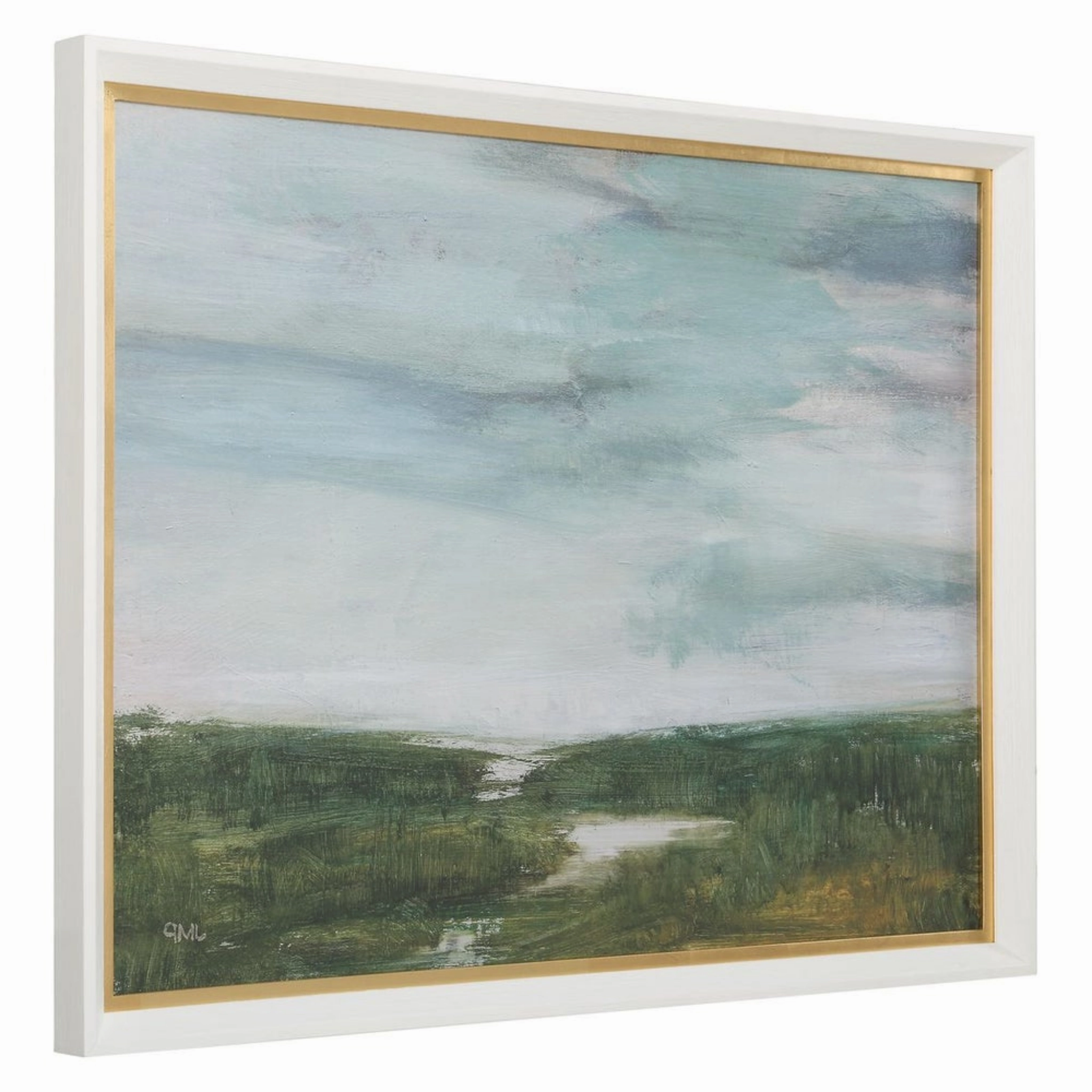 The Path Of The Water Framed Print