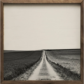 The Road Wood Framed Print 