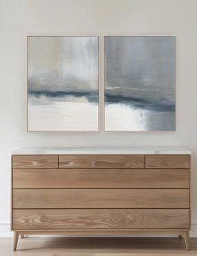 The Strand No. 5 Diptych Wall Art (Set of 2) by Carol Benson-Cobb 