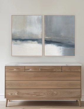 The Strand No. 5 Diptych Wall Art (Set of 2) by Carol Benson-Cobb 