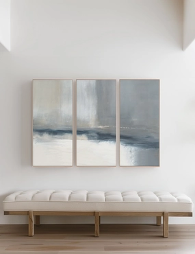 The Strand No. 5 Triptych Wall Art (Set of 3) by Carol Benson-Cobb 