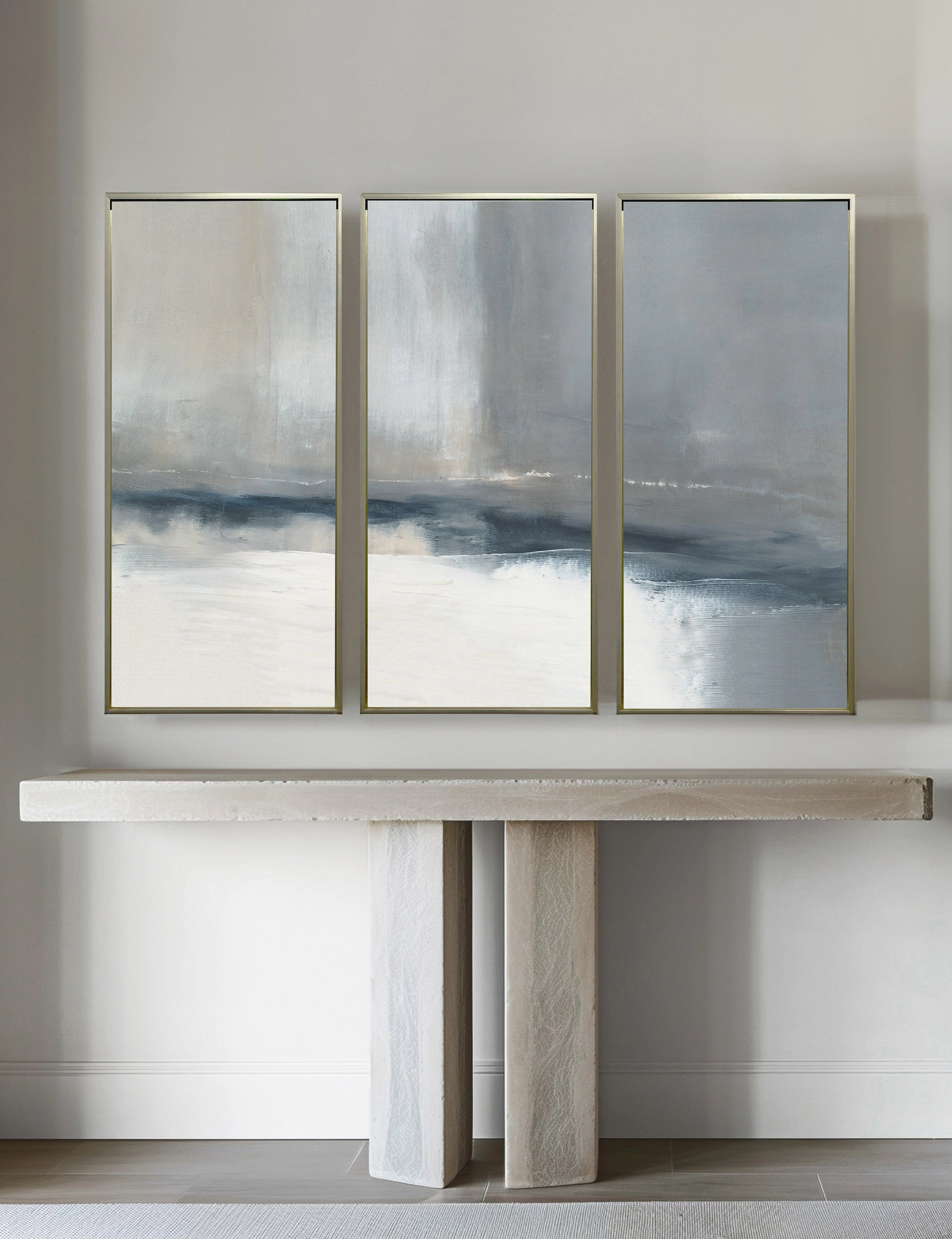 The Strand No. 5 Triptych Wall Art (Set of 3) by Carol Benson-Cobb