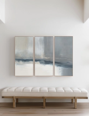The Strand No. 5 Triptych Wall Art (Set of 3) by Carol Benson-Cobb 