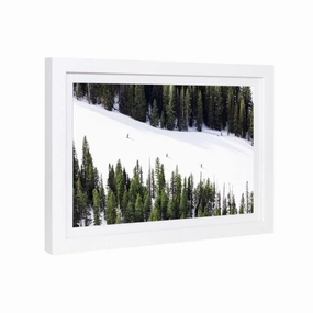 Three Skiers, Aspen Mini Framed Print by Gray Malin 
