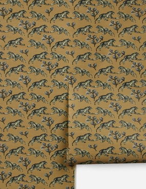 Tiger Grasscloth Wallpaper by Sarah Sherman Samuel 