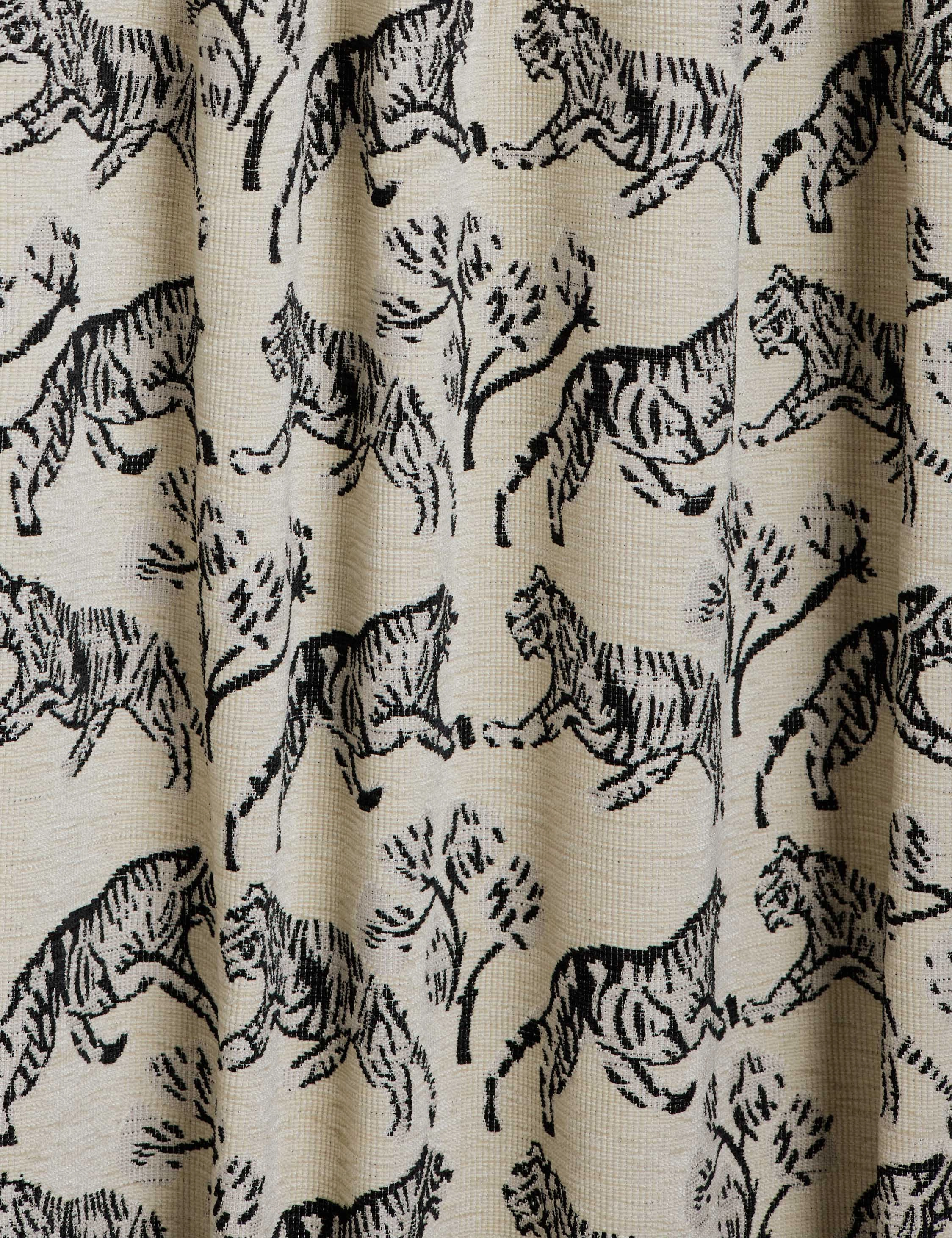 Tiger Jacquard Curtain Panel by Sarah Sherman Samuel