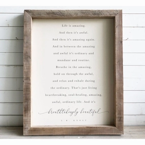 Timberwood Canvas Print 34x44 