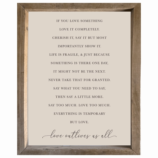 Timberwood Canvas Print 34x44