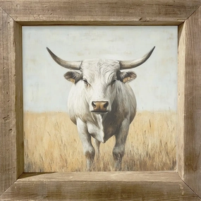 Timberwood White Bull Print 