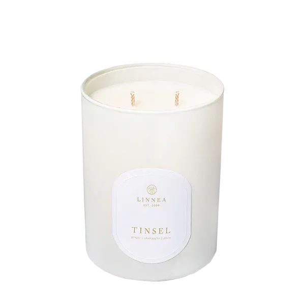 Tinsel 2 Wick Candle 