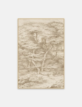 Toile in Neutral Wall Art Diptych Wall Art (Set of 2) 
