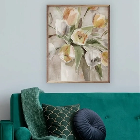 Tomorrow's Tulips Wood Framed Print 