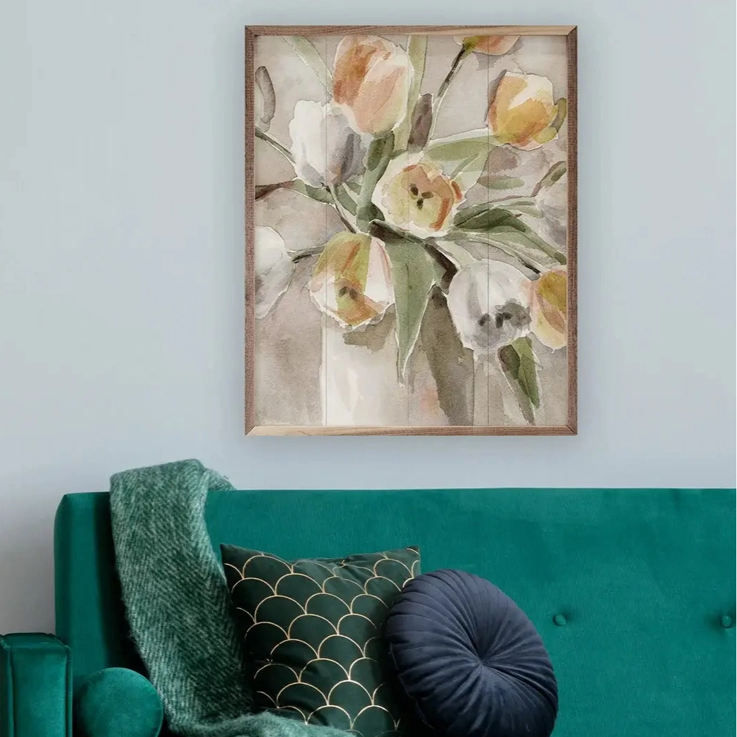 Tomorrow's Tulips Wood Framed Print 