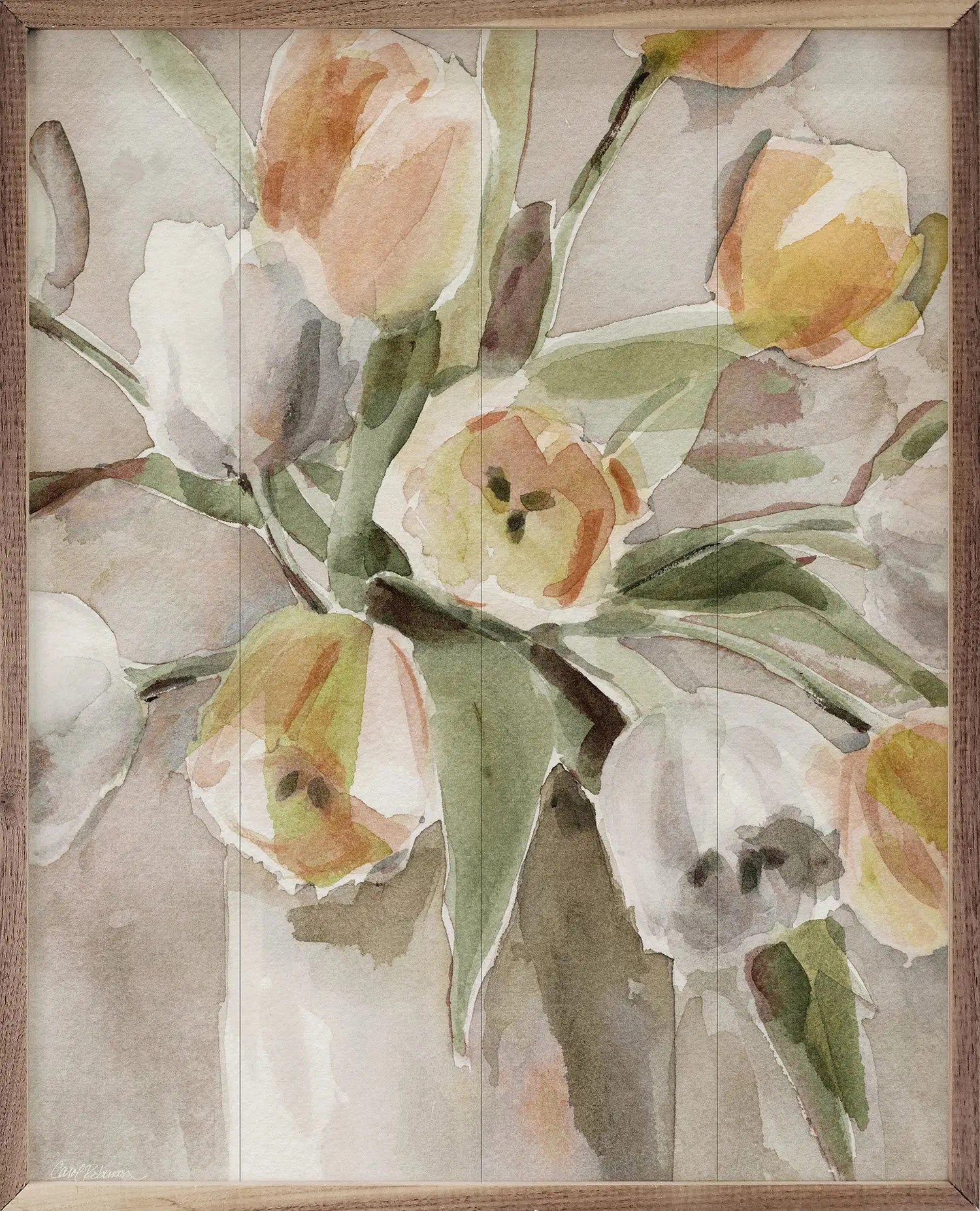 Tomorrow's Tulips Wood Framed Print