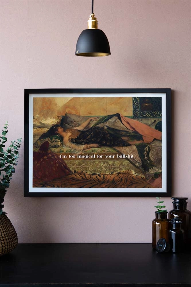 Too Magical Art Print - Available Framed Or Unframed