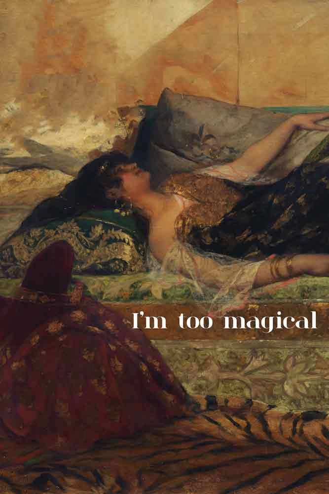 Too Magical Art Print - Available Framed Or Unframed
