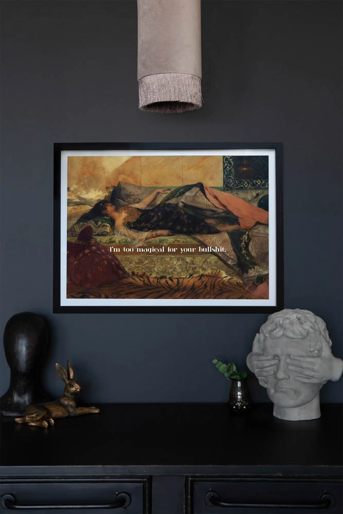 Too Magical Art Print - Available Framed Or Unframed