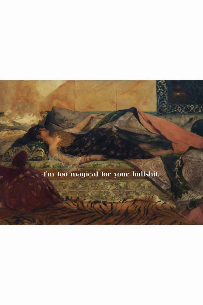 Too Magical Art Print - Available Framed Or Unframed