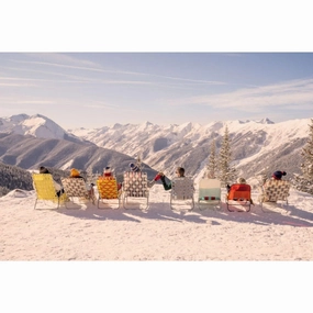 Top of Aspen Mountain Sun Loungers Print by Gray Malin 