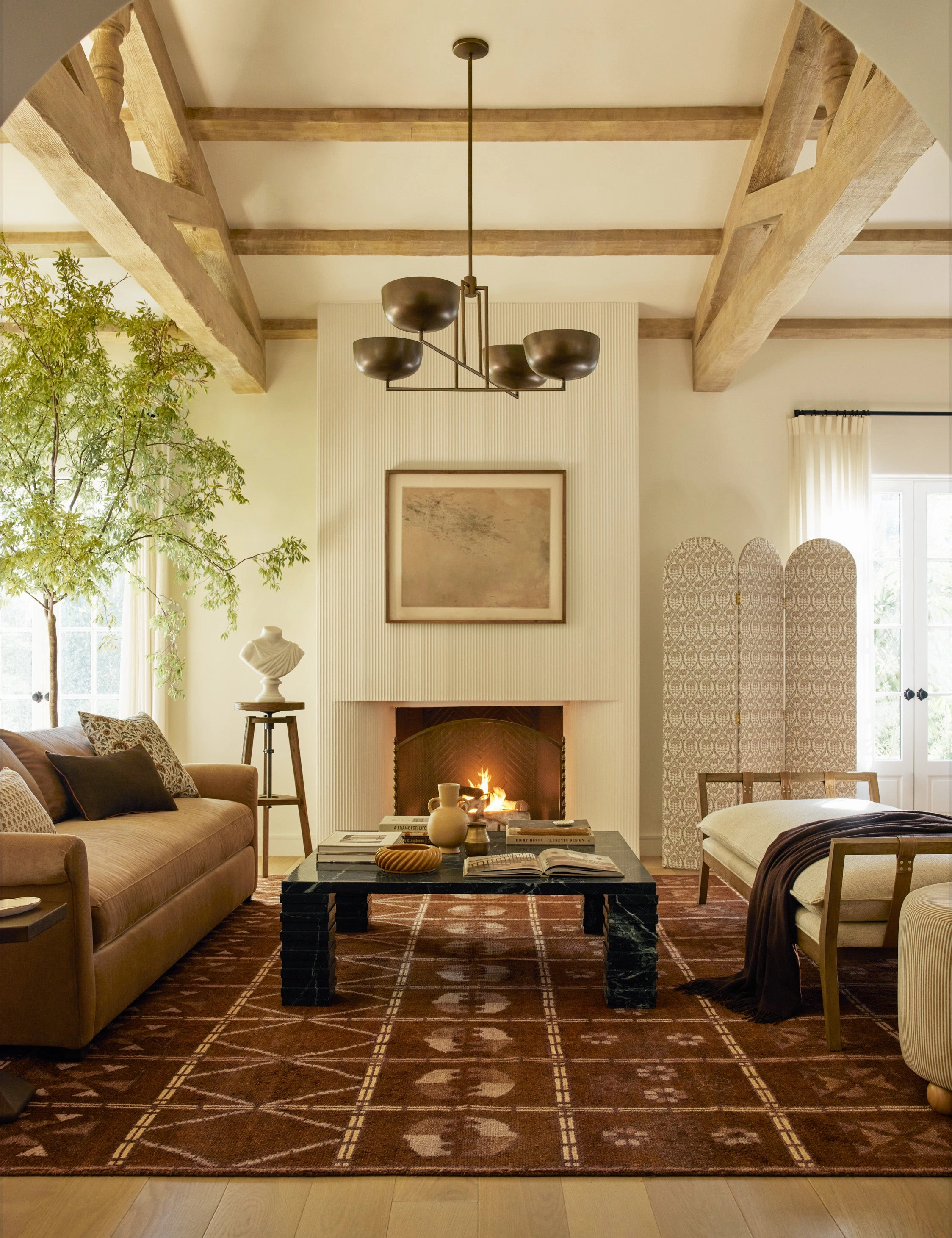 Topia Fireplace Screen by Ginny Macdonald