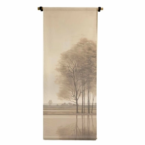 Tree Reflections Vertical Canvas Scroll 