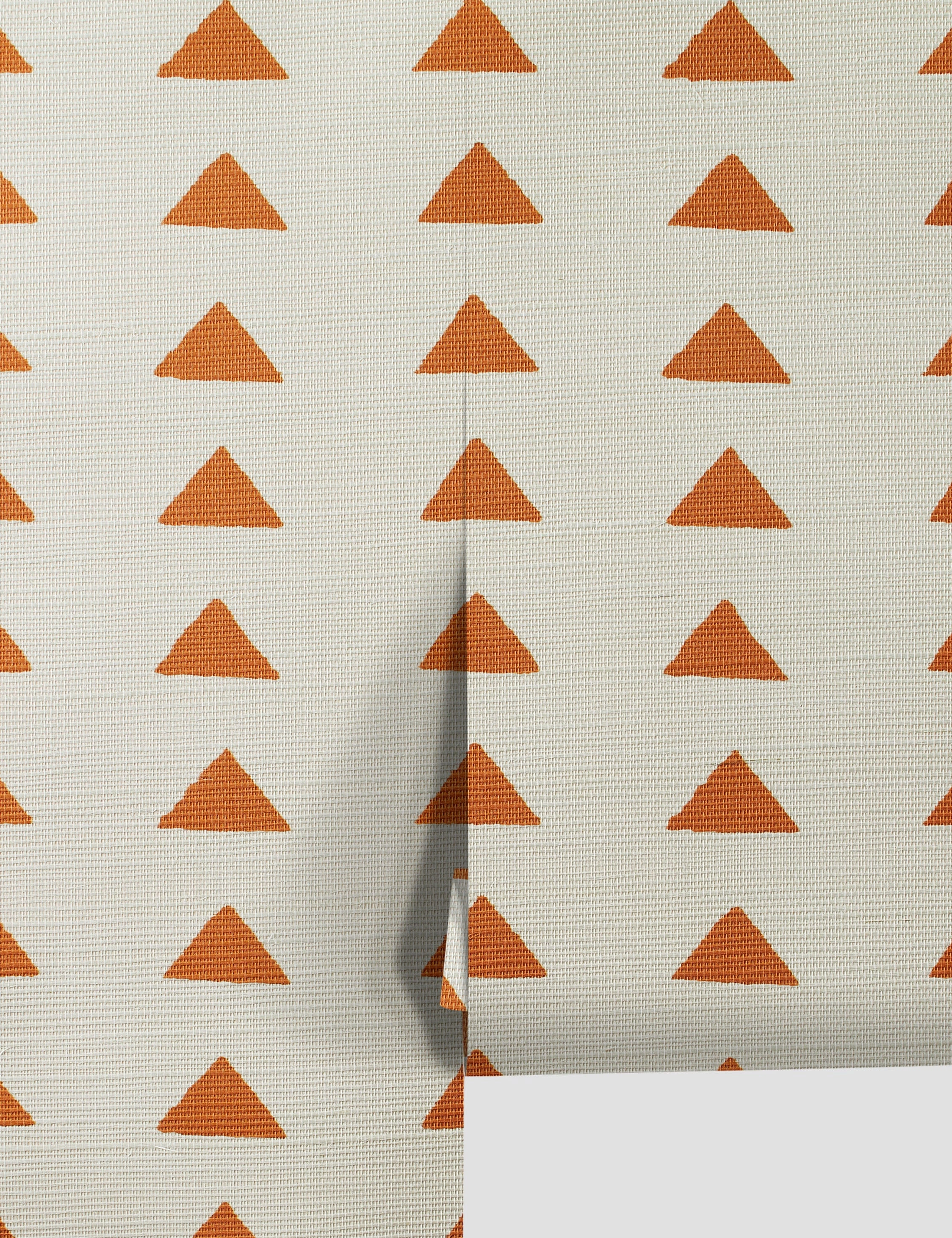 Triangles Grasscloth Wallpaper By Nathan Turner