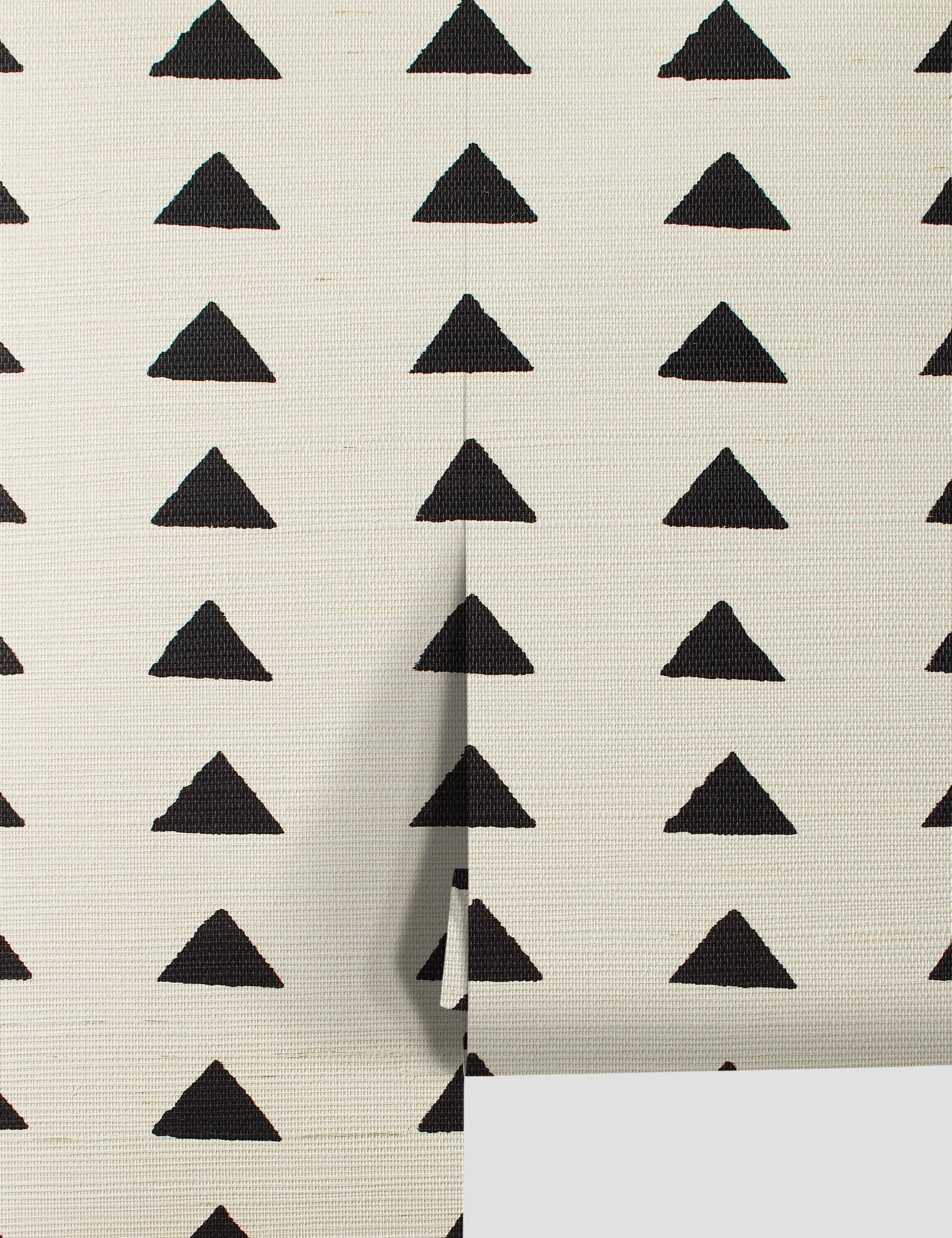 Triangles Grasscloth Wallpaper By Nathan Turner