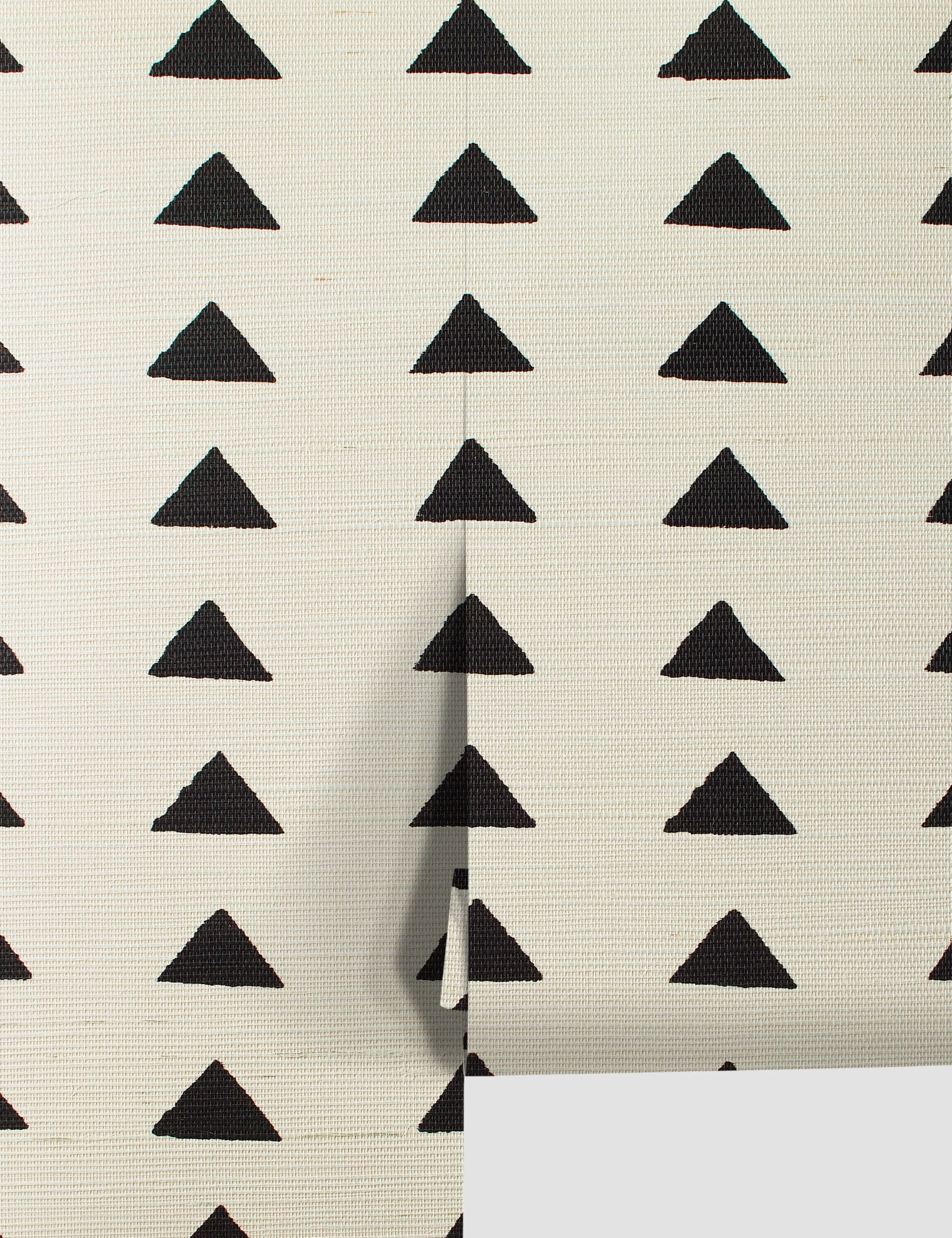 Triangles Grasscloth Wallpaper By Nathan Turner